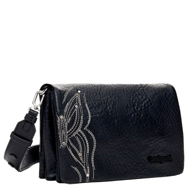 Desigual Goodall Dortmund Flap 2.0 - Borsa a tracolla 24.5 cm (nero)