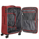 D&N Travel Line 9504 - 4-Rollen-Trolley M 67 cm erw. (dark red) - Ansicht 6