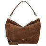 abro Ebony Suede - Beuteltasche 28 cm (wood)