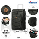 Andersen Tura Shopper Fado 2.1 - Einkaufstrolley 127 cm (black) - Ansicht 4