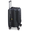 Delsey Paris Shadow 5.0 - 4-Rollen-Kabinentrolley mit Vortasche S 55 cm erw. USB (schwarz) - Ansicht 3