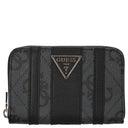 Guess Laurel ll SLG Medium Zip - Geldbörse 4cc 14 cm (coal logo)