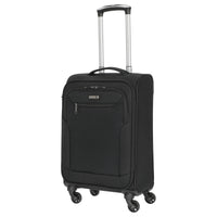 D&N Travel Line 6804 - Trolley da cabina S con 4 ruote, 55 cm (nero)