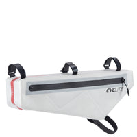 CYCLITE Frame Bag 2.8 - Borsa da telaio (Bikepacking) 38 cm (grigio chiaro)
