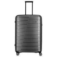 Travelite Air Base - Set di trolley a 4 ruote 3 pezzi L/M/S con tasca frontale (antracite)