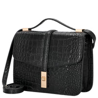 Joop Coccodrillo Tory - Borsa a tracolla 22 cm (nero)