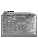 Coccinelle Metallic Soft - Geldbörse 6cc 13 cm (steel)