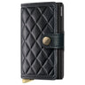 Secrid Miniwallet Emboss Diamond - Kreditkartenetui 6cc 10.2 cm RFID (black+)