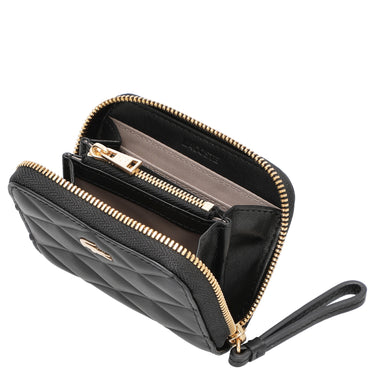 Lacoste Crocodelle Puffed - Portafoglio 8cc 10,5 cm (colore: nero)