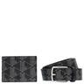 Lacoste The Blend Geschenkset - Kreditkartenetui und Gürtel (palm green, 95 cm)