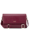 Delsey Paris Le Cuir Graine - Umhängetasche 24 cm (bordeaux)