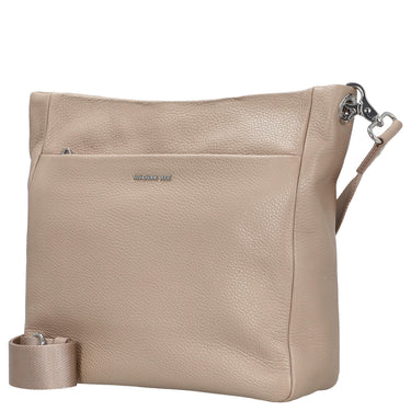 Mandarina Duck Mellow Leather - Borsa a tracolla L 35 cm (taupe caldo)