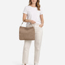 abro Kaia Raffia - Beuteltasche 32 cm (siena) - Ansicht 7