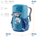 Deuter Junior - Rucksack (ab 7 Jahren) 41 cm (wave-nightblue) - Ansicht 8