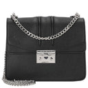 Seidenfelt Roros - Schultertasche 21 cm (black/silver)