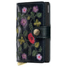 Secrid Miniwallet Stitch Floral - Kreditkartenetui 6cc 10.2 cm RFID (black+)