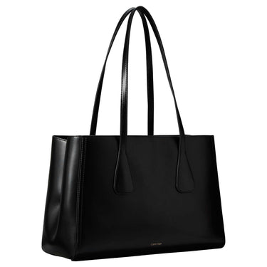 Calvin Klein Work Medium - Shopper 36 cm (nero/oro antico chiaro)