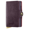 Secrid Twinwallet Basco - Kreditkartenetui 12cc 10.2 cm RFID (bordeaux+)
