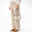 Guess Emelie Logo Top Zip - Schultertasche 26 cm (multi logo) - Ansicht 7