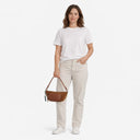 Coccinelle STG Paki Suede - Schultertasche 32 cm (cognac) - Ansicht 7