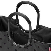 reisenthel shopping loopshopper L - Borsa da shopping con manico 46 cm (struttura lucida a pois neri)