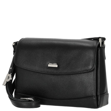 Picard Really - Borsa a spalla 24 cm in pelle bovina (nera)