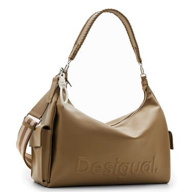 Desigual Half Logo 24 Kaki Brasilia - Borsa a spalla 40.5 cm (verde)