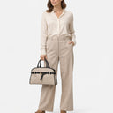 Coccinelle Sabine - Henkeltasche 34 cm (natural/noir) - Ansicht 7