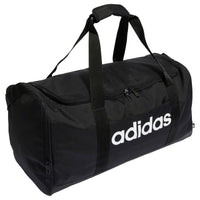 adidas Linear - Borsa sportiva M 56 cm (nero/nero/bianco)