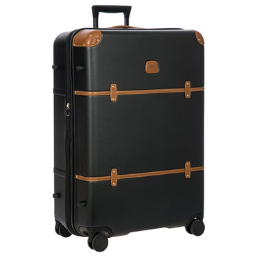 Brics Bellagio - 4 - Rollen - Trolley 76 cm erw. recycelt (black/tan) - Markenkoffer