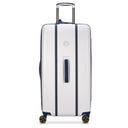 Delsey Paris Cadence Trunk - 4-Rollen-Trolley 80 cm erw. (elfenbein/blau)