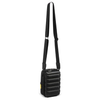 Delsey Paris Shadow 5.0 - Borsa a tracolla 20 cm espandibile (nera)