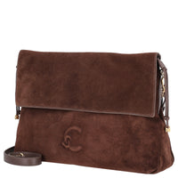 Coccinelle Lidia Suede Bim - Shoulder Bag 40 cm (brunette/brunet)