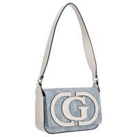 Guess Ruby Flap - Schultertasche 20 cm (denim logo) - Ansicht 5