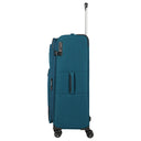 Travelite Kick Off - 4-Rollen-Trolley L 78 cm erw. (petrol)