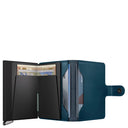 Secrid Miniwallet Emboss Lines - Kreditkartenetui 6cc 10.2 cm RFID (teal+) - Ansicht 6