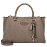 Guess Anise Triple Comp Satchel - Henkeltasche 30.5 cm (dark taupe logo)