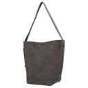 abro Cosmo Suede - Beuteltasche 39 cm (grey) - Ansicht 2