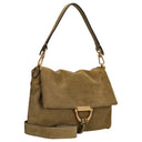 abro Temi Suede - Schultertasche medium 26 cm (mud) - Ansicht 5