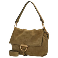 abro Temi Suede - Schultertasche medium 26 cm (mud) - Ansicht 2