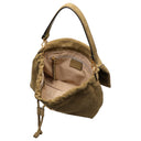 abro Temi Suede - Schultertasche medium 26 cm (mud) - Ansicht 6