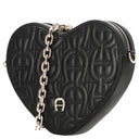 Aigner Fashion - Schultertasche 19 cm (black) - Markenkoffer