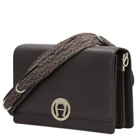 Aigner Livia - Umhängetasche + Tuch 24 cm M (espresso brown) - Ansicht 2