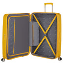 American Tourister Soundbox - 4 - Rollen - Trolley 80 cm erw. (gelb) - Markenkoffer
