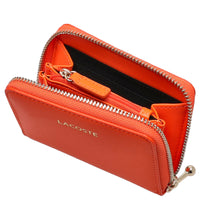 Lacoste Zip Coin Wallet XS - Portafoglio 6cc 11,5 cm (nero)