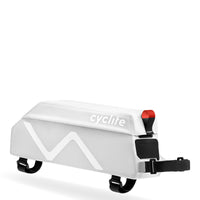 Cyclite Top Tube Bag / 03 - Borsa da telaio (Bikepacking) 25 cm (grigio chiaro)