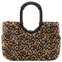 reisenthel shopping loopshopper M - Einkaufstasche mit Bügel 40 cm (leo fake fur)