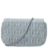 Seidenfelt Floro - Umhängetasche 24 cm (sea blue) - Ansicht 4