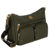 Brics X - Bag Shopper M - Schultertasche 34 cm (olive) - Markenkoffer