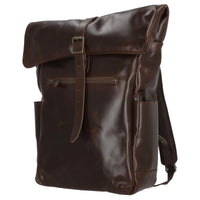 Buckle & Seam Norman - Rolltop Rucksack 61 cm (braun/dots) - Markenkoffer